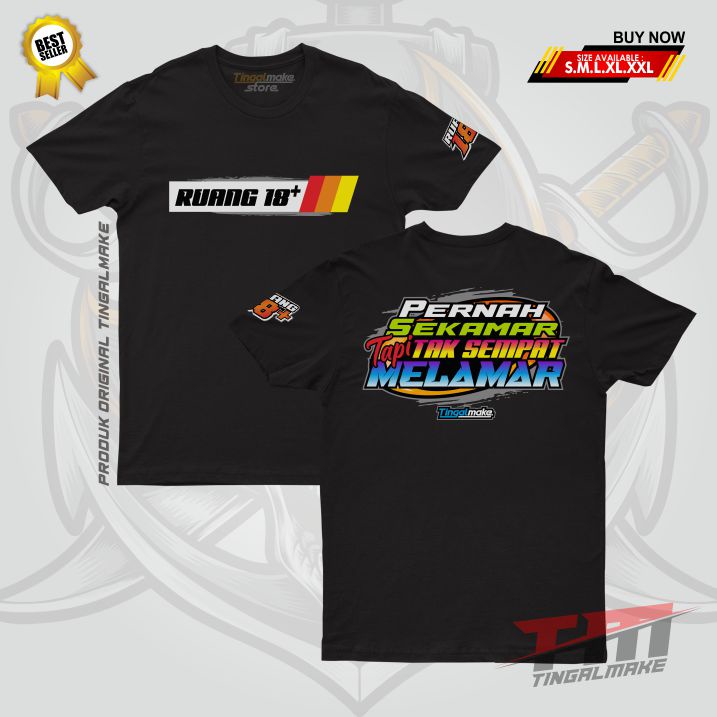 ดีทีเอฟ ดีทีเอฟ | 18+ Space T-Shirt Ever Husk แต่ไม่เคย Sfour Melamar Unisex | เสื้อยืด Distro สําหร