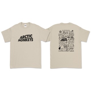 Arctic MONKEYS - เสื้อยืดแฟนมาด (หน้าหลัง)