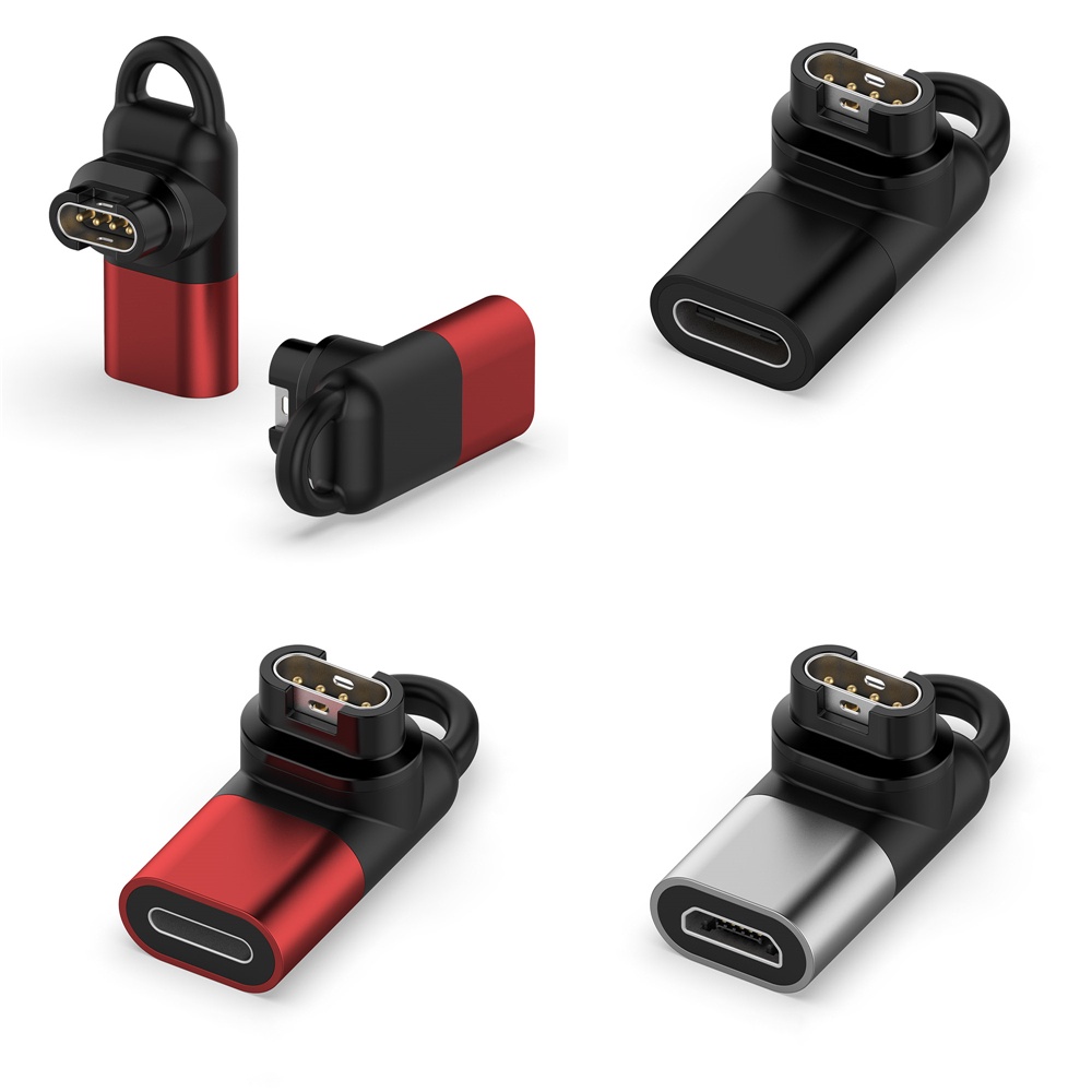 อะแดปเตอร์ชาร์จ สําหรับ Garmin Forerunner 265 265S 965 Instinct Watch พอร์ตชาร์จแปลงเป็น Type-C Micro USB