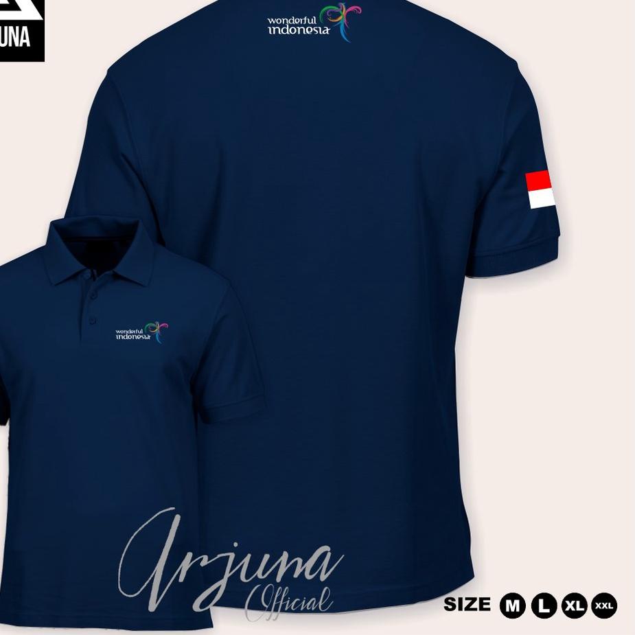 ขายร้อน.. เสื้อโปโลอินโดนีเซียที่ยอดเยี่ยม / เสื้อยืดคอปกโลโก้การท่องเที่ยวอินโดนีเซียยอดนิยมล่าสุด 