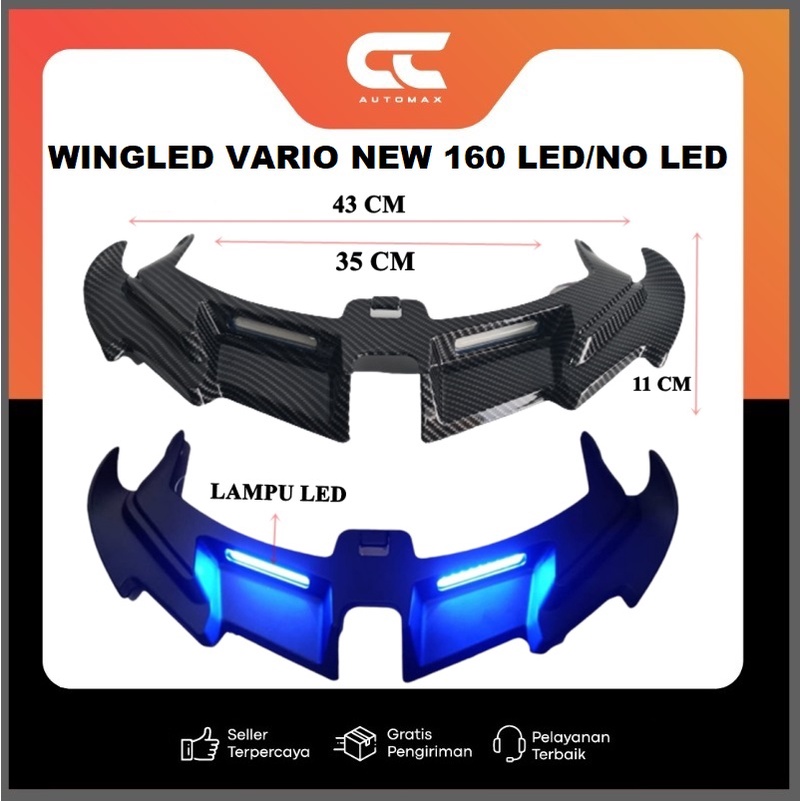 WINGLET VARIO 160 ABS CBS NEW LED WINGLED LAMP