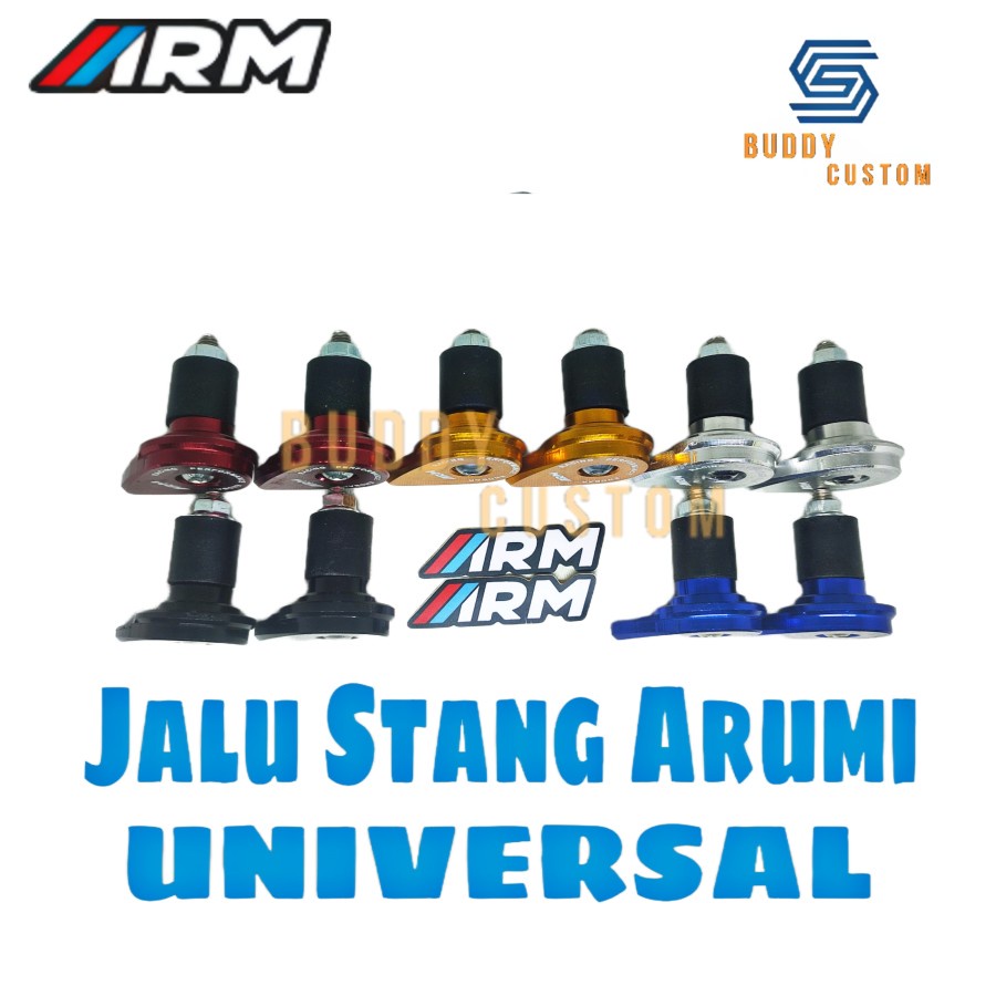 Universal Flat Bar End - Universal Arumi Bar End - Arumi Vario Bar End - Beat Bar End - Arumi Beat B