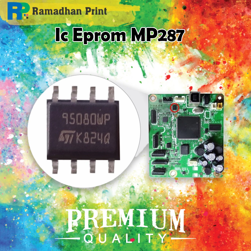 Canon MP287 Eprom IC, Canon MP287 Reset Eeprom IC, MP 287 Counter IC, 95080 ใหม่
