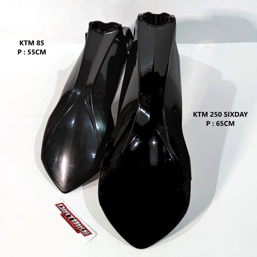KTM 250 85 65 Trail Supermoto บังโคลนหน้ายาวสั้น KLX CRF DTRACKER WR