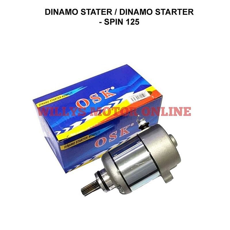 Dinamo Stater Spin 125 OSK / Motor Stater Suzuki Spin 125 อะไหล่