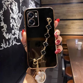 เคสโทรศัพท์สําหรับ OPPO A57 2022 A77S A77 A78 A17 A17K A16 A15 A15S A95 A74 5Gมือถือแบบนิ่ม กันกระแทก พร้อมสายคล้องมือ