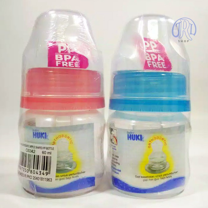 Huki Bottle PP SP Shaped 60ML / Huki Bottle PP 60 ML