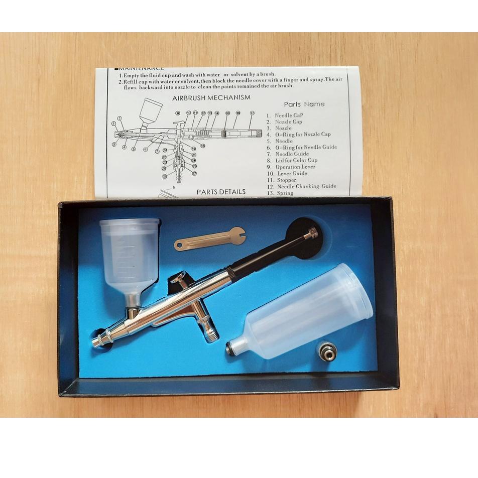 ★ Airbrush Penbrush KKMOON 131 ถ้วยขนาดใหญ่ 0.3mm ➤