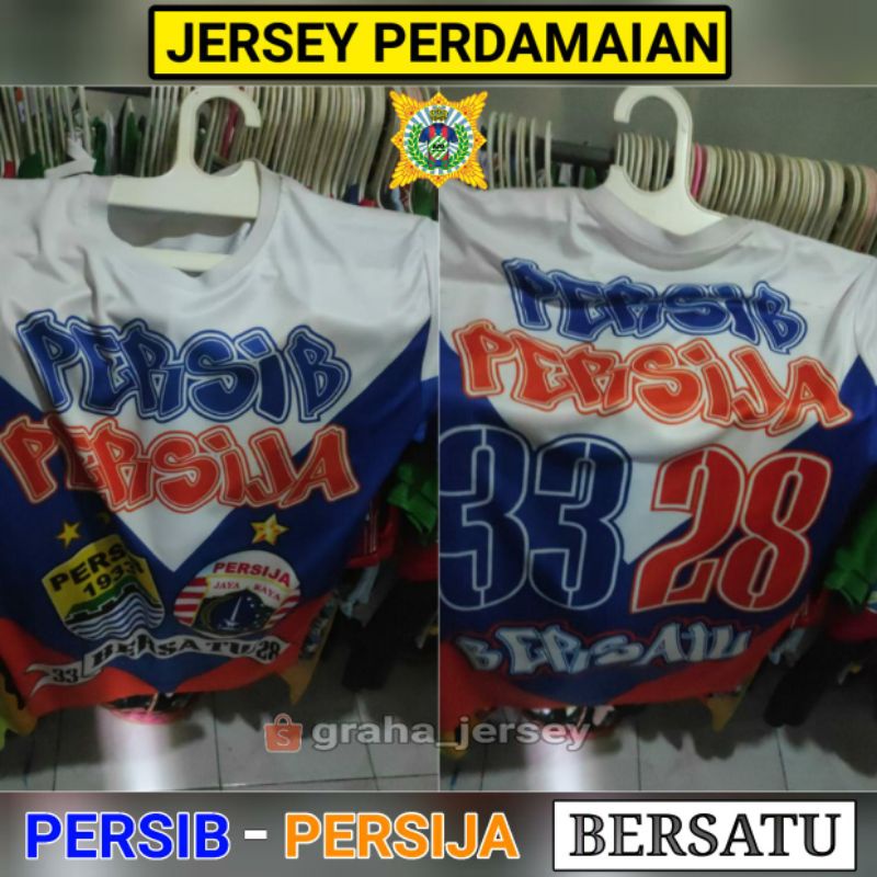 PERSIB PEACE T-Shirt - PERSIJA Viking The Jak Supporter T-Shirt 33 28 UNITED
