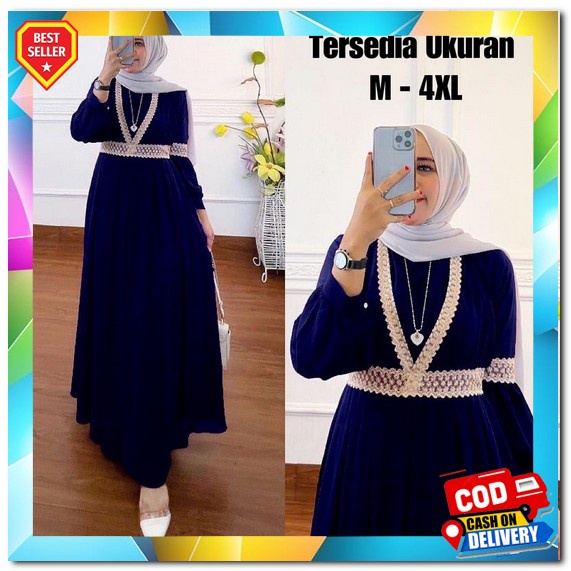 Gms Lebaran 2023 ล่าสุดGsmisผู้หญิงGamis Midi Kekianมุสลิมชุดผู้หญิงGhamisเสื้อผ้าล่าสุดชุด2023เกมLu