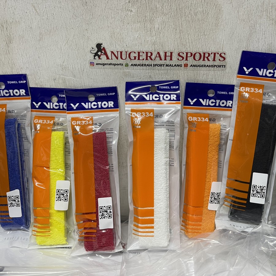 Victor GR-334 / GR334 ORIGINAL ไม้แบดมินตัน Towel Grip