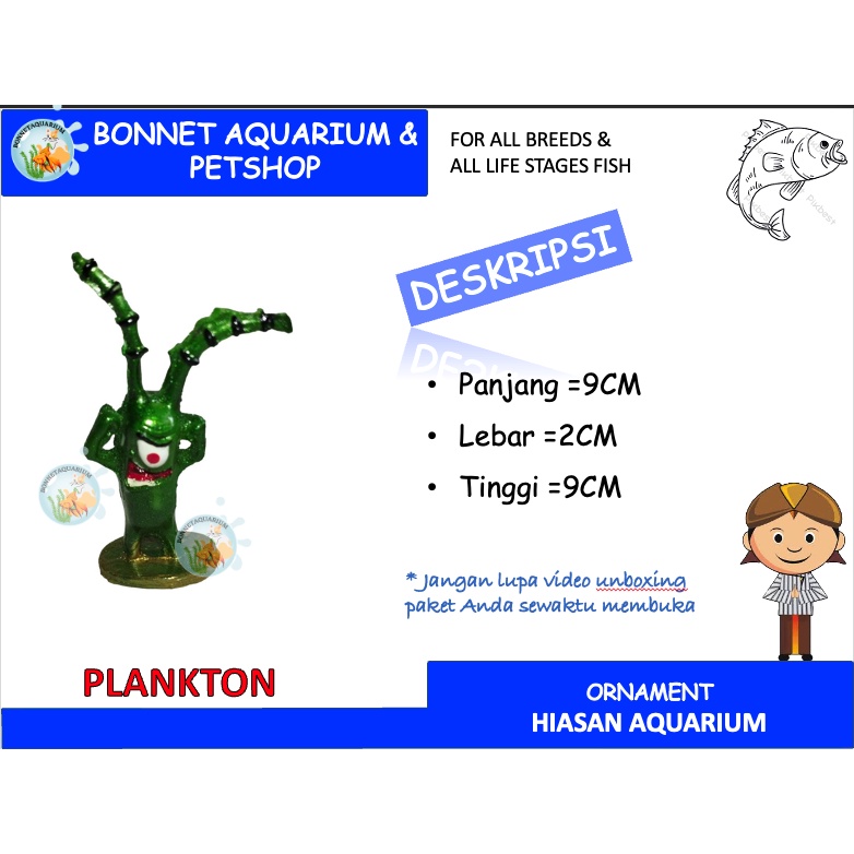 FIBER AQUARIUM DECORATIVE TOY PLANKTON FIBER AQUARIUM