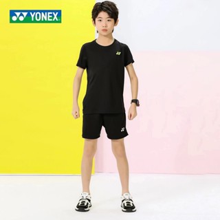 Yonex ชุดเสื้อยืดแบดมินตัน เครื่องแบบแบดมินตัน เครื่องแบบปิงปอง สําหรับเด็ก ฝึกซ้อม และฝึกซ้อม 3687