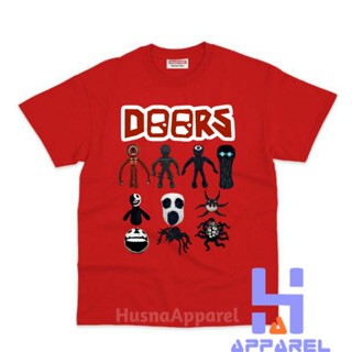 เสื้อยืด พิมพ์ลาย Roblox DOORS สําหรับเด็ก