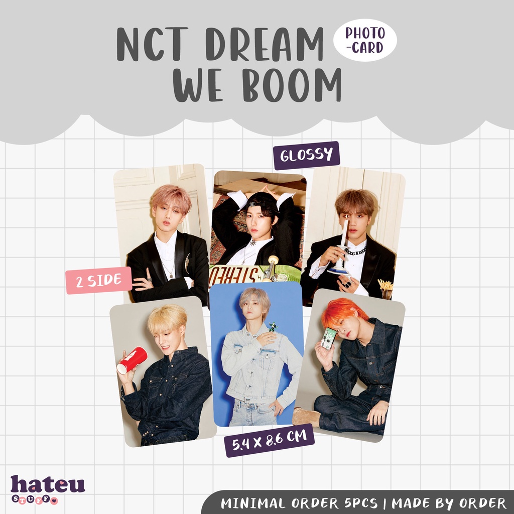 Nct Dream Unofficial Photocard We Boom