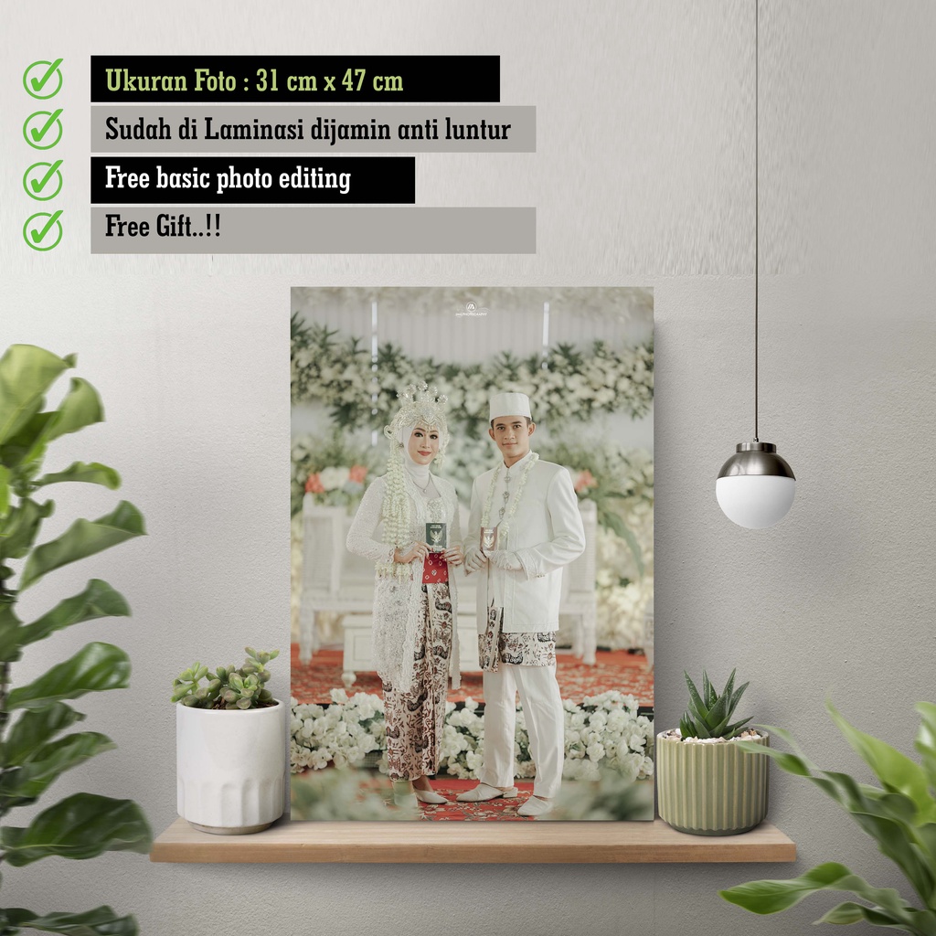 MDF BOARD / WOOD PHOTO PRINTING ขนาด 31 ซม. x 47 ซม