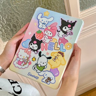 SANRIO เคส ลายการ์ตูนซานริโอ้ หมุนได้ 360 องศา สําหรับ iPad Pro 11 2021 2020 iPad Air 4 Air 5 2022 iPad Mini 6 2021 9th 8th 10.2 นิ้ว