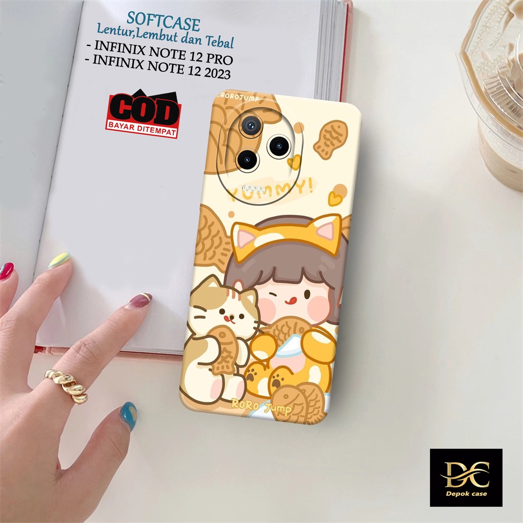 เคส Hp Infinix Note 12 2023/Infinix Note 12 Pro 4G - Cartoon Motif - Casing Infinix Note 12 2023/Inf