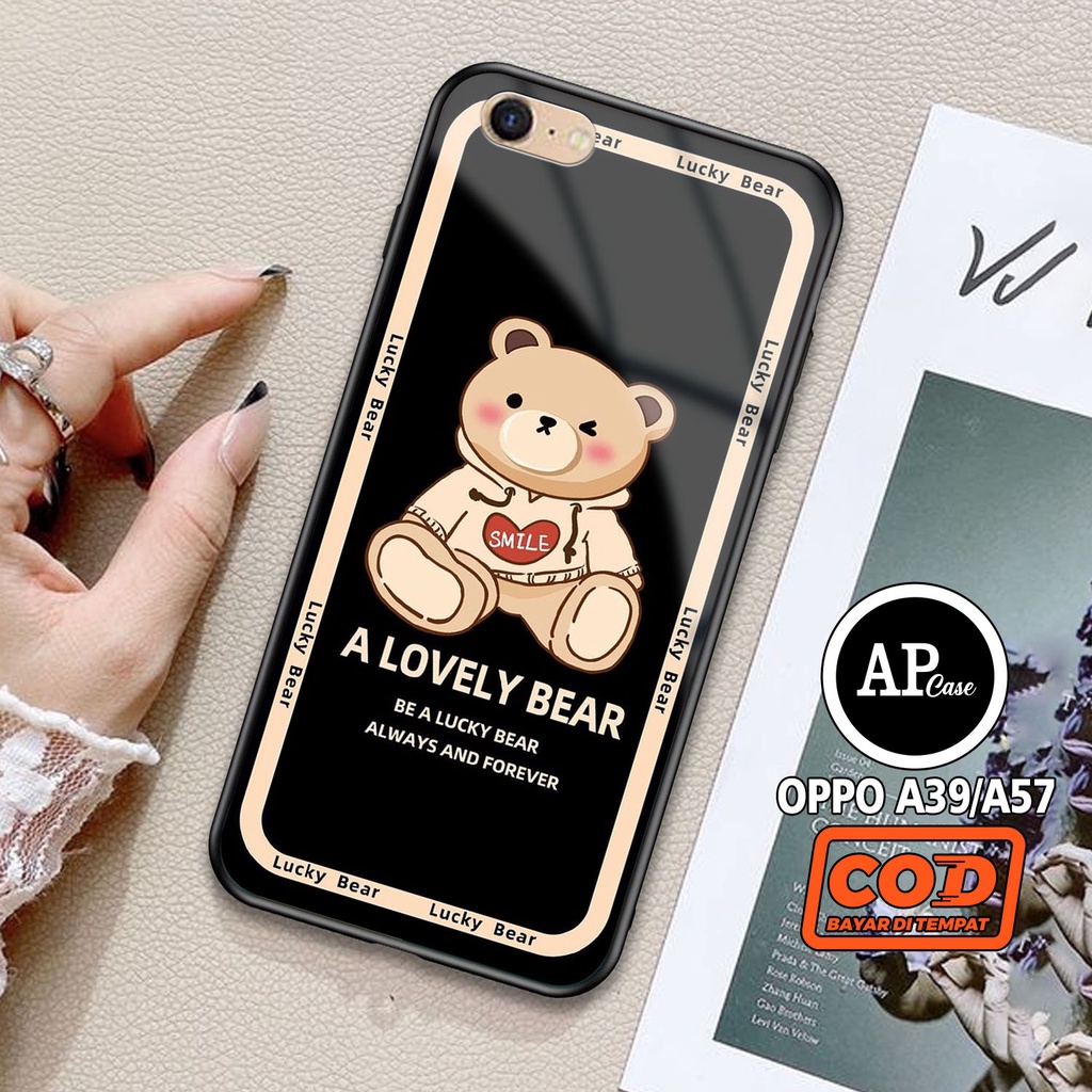 OPPO A39 / A57 Hardcase 2D เคสเคลือบเงา Motif B34R