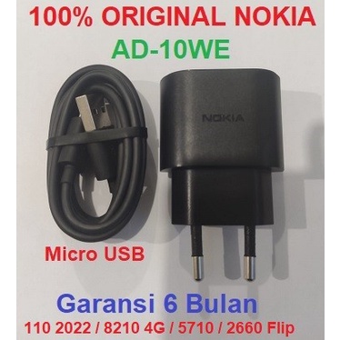 Nokia 110 2022 8210 4G 5710 Xpress 2660 Flip AD-10WE Charger ของแท้