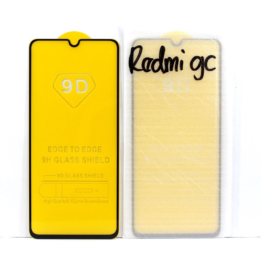 TEMPERED GLASS 9D XIA RED 9C- 2020 M2006C3MG BLACK = 9A 10A SAM A02S A025 A022 A037 A035 A03 A032 A0