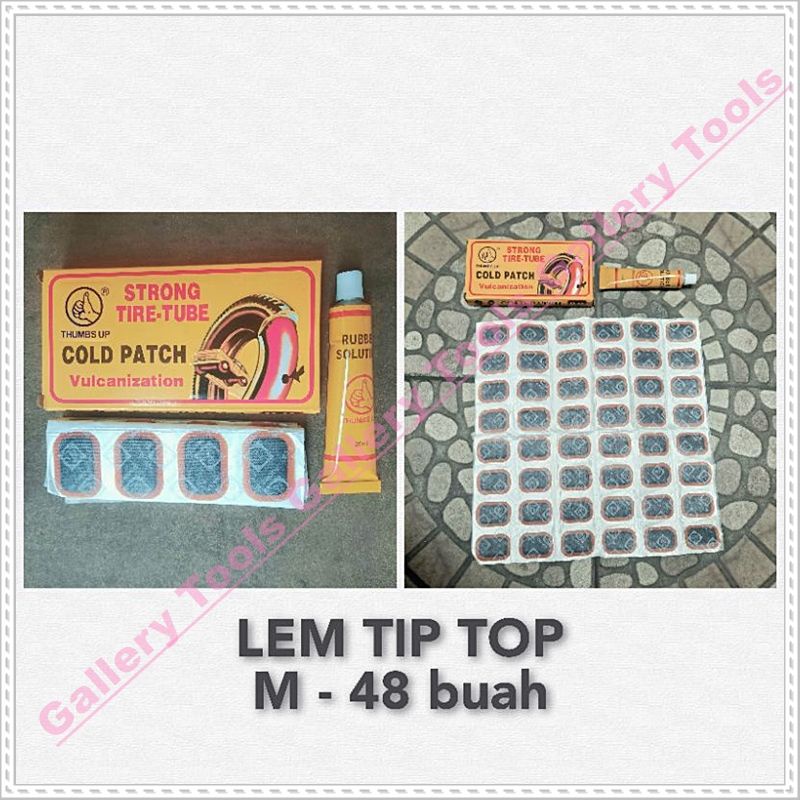 Tip TOP L TIRE PATCH GLUE COLD PATCH VULCANIZATION THUMBS UP จักรยานอะไหล่อุปกรณ์เสริม