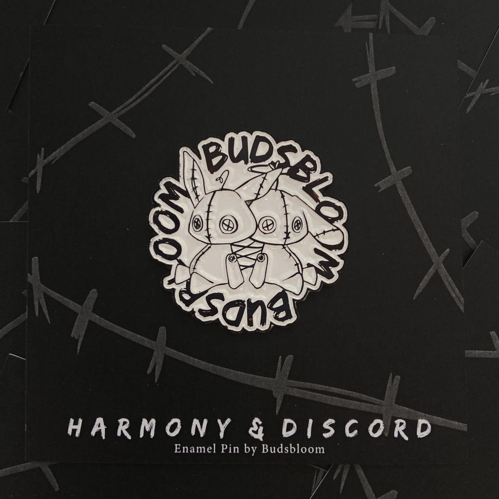 BUDSBLOOM Harmony & Discord - เข็มกลัดเคลือบ Harmony & Discord