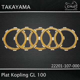 Takayama แผ่นรองจาน/คลัทช์ GL 100 (กด = 5 ชิ้น)