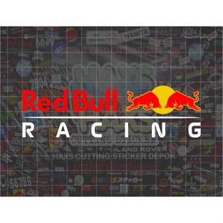 สติกเกอร์ตัด Redbull Racing ขนาด 12 ซม. สําหรับรถจักรยานยนต์ รถยนต์