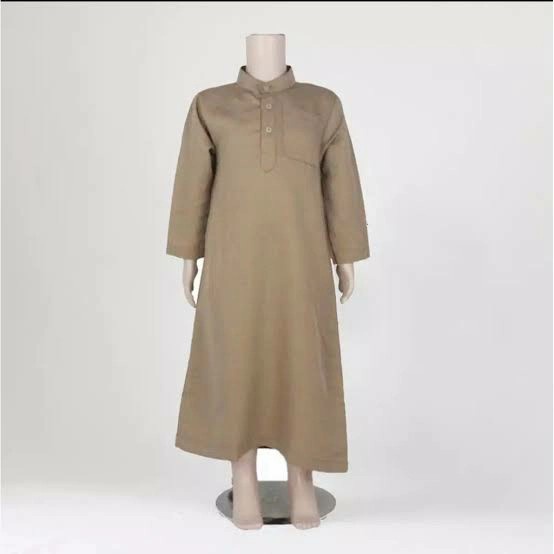 เสื้อคลุมเด็ก Farrasi | เสื้อคลุมสําหรับบุรุษและสตรี | Gamis สําหรับเด็ก - ช็อกโกแลตนม 2 คุณภาพ F3H8