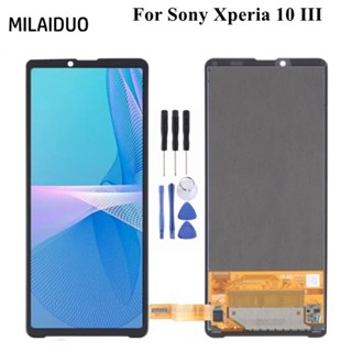 หน้าจอสัมผัส LCD สําหรับ Sony Xperia 10 III X10 III SO-52B SOG04 XQ-BT52 A102SO