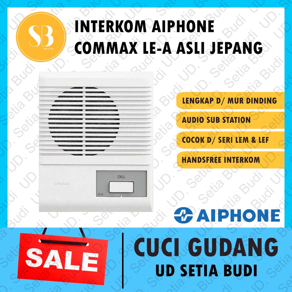 ใหม่ ต้นฉบับญี่ปุ่น Aiphone Commax LE-A Sub Station Intercom