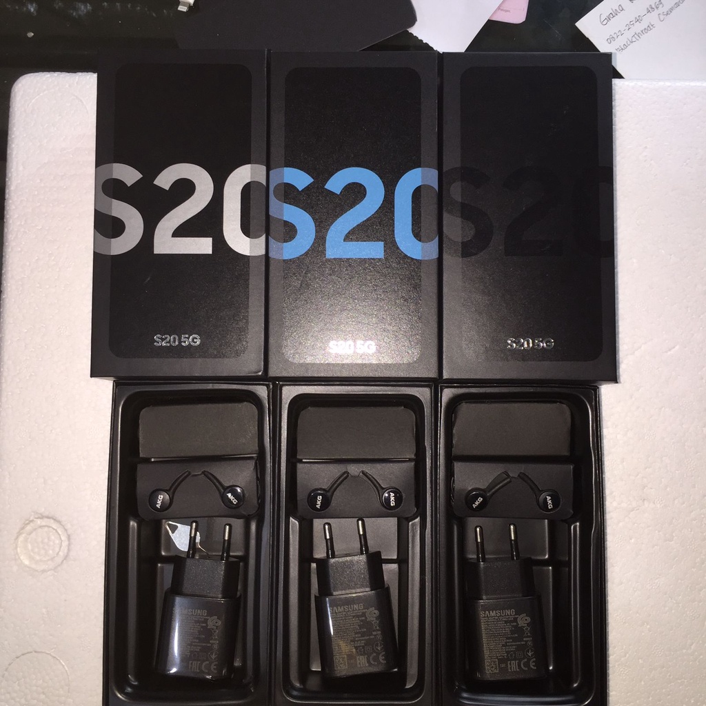 กล่อง / กล่อง Samsung S20 S20Plus S20Ultra - มือสอง พร้อมส่ง