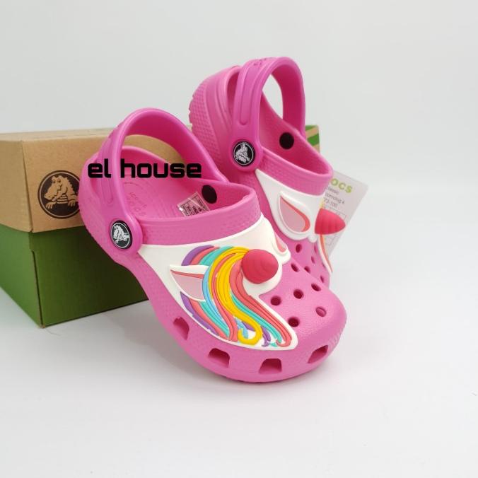 CROCS KID UNICORN 3D/KIDS CROCS SANDALS/GIRLS CROCS SANDALS
