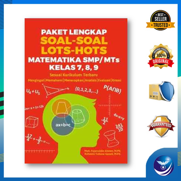 แพ็คเกจที่สมบูรณ์ของคําถามคณิตศาสตร์ LOTS-HOTS สําหรับมัธยมศึกษาตอนต้น/อิสลาม เกรด 7, 8, 9