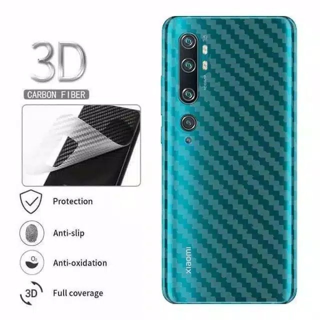 [ Asus Zenfone Max M1 / M2 / Pro M1 / Pro M2 / Live L1 / Live L2 ] Garskin Carbon PRO 3D Clear Carbo