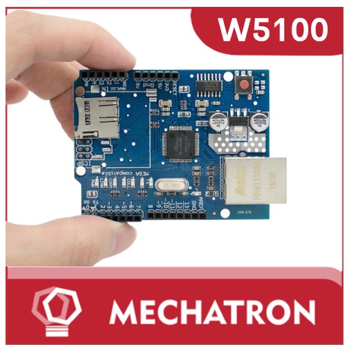 W5100 โมดูลโล่อีเธอร์เน็ตสําหรับสล็อต Arduino Uno Lan Micro Sd