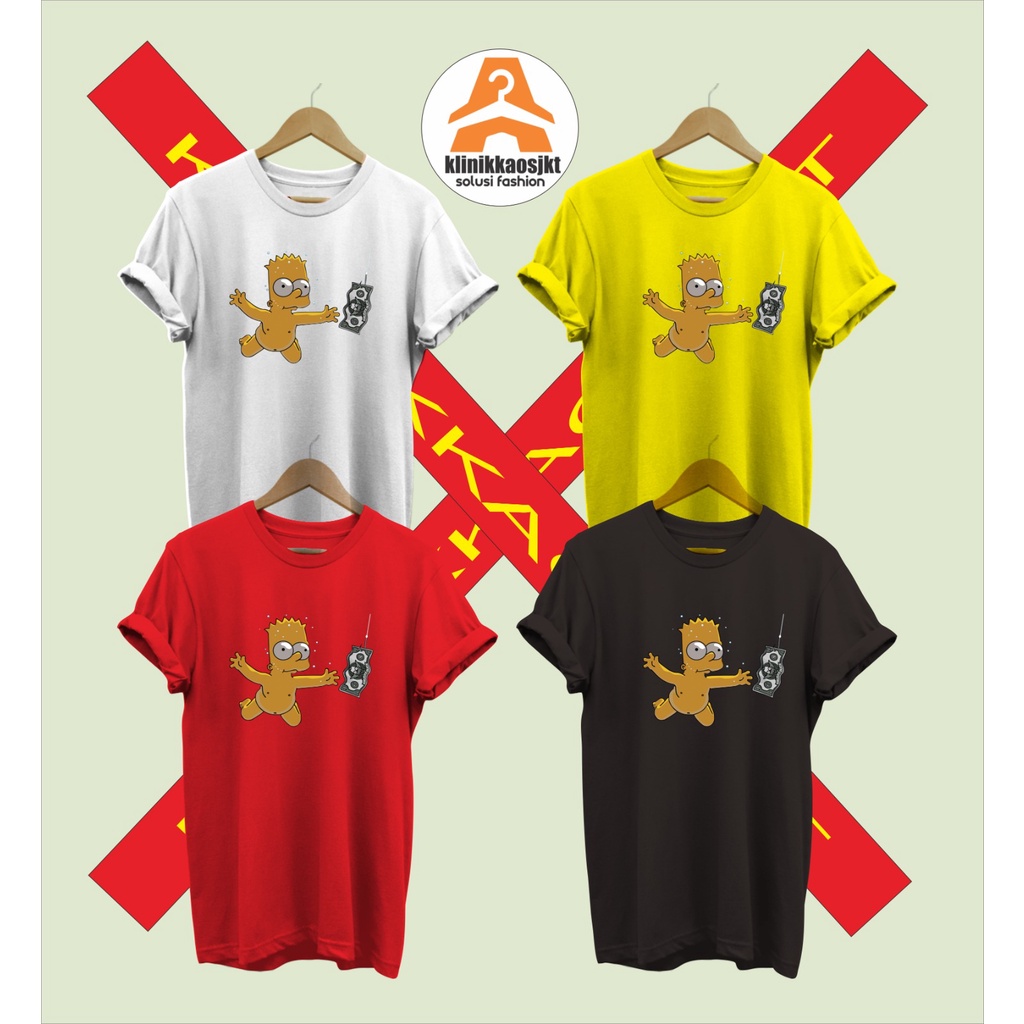 เสื้อยืด THE SIMPSONS CARTOON - THE SIMPSONS CHIBI TSHIRT TYPE 3