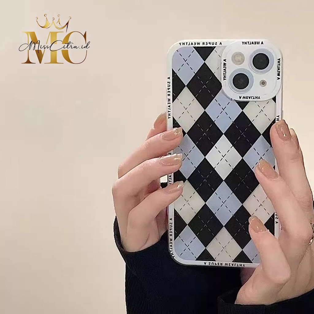 Ss108 PLAID SILICONE SOFTCASE สําหรับ XIAOMI REDMI 3 4A 5A 6A 8 8A 9 PRIME 9A 9C 9T 10 10Z 10C REMIN