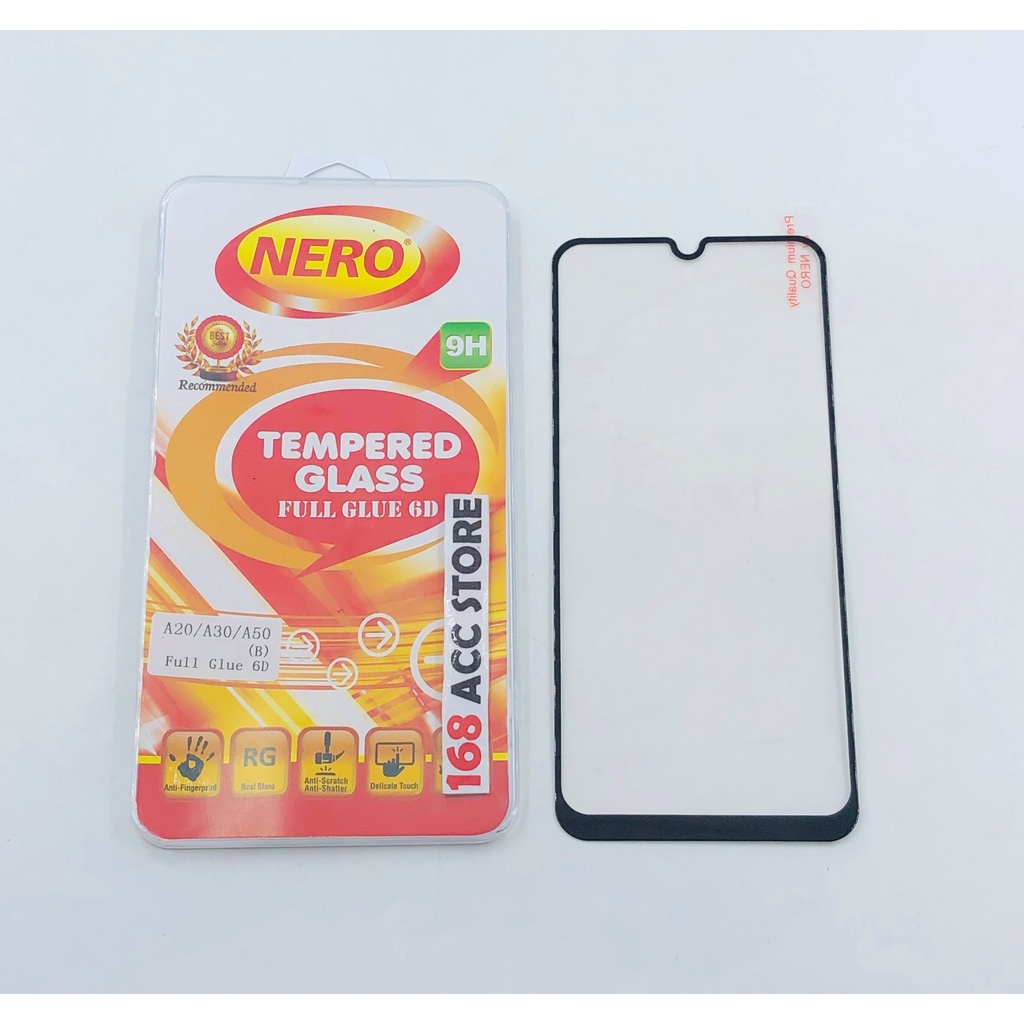 ฟิล์มกระจกนิรภัย SAMSUNG A30 FULL GLUE / TEMPERED GLASS SAMSUNG A30 FULL