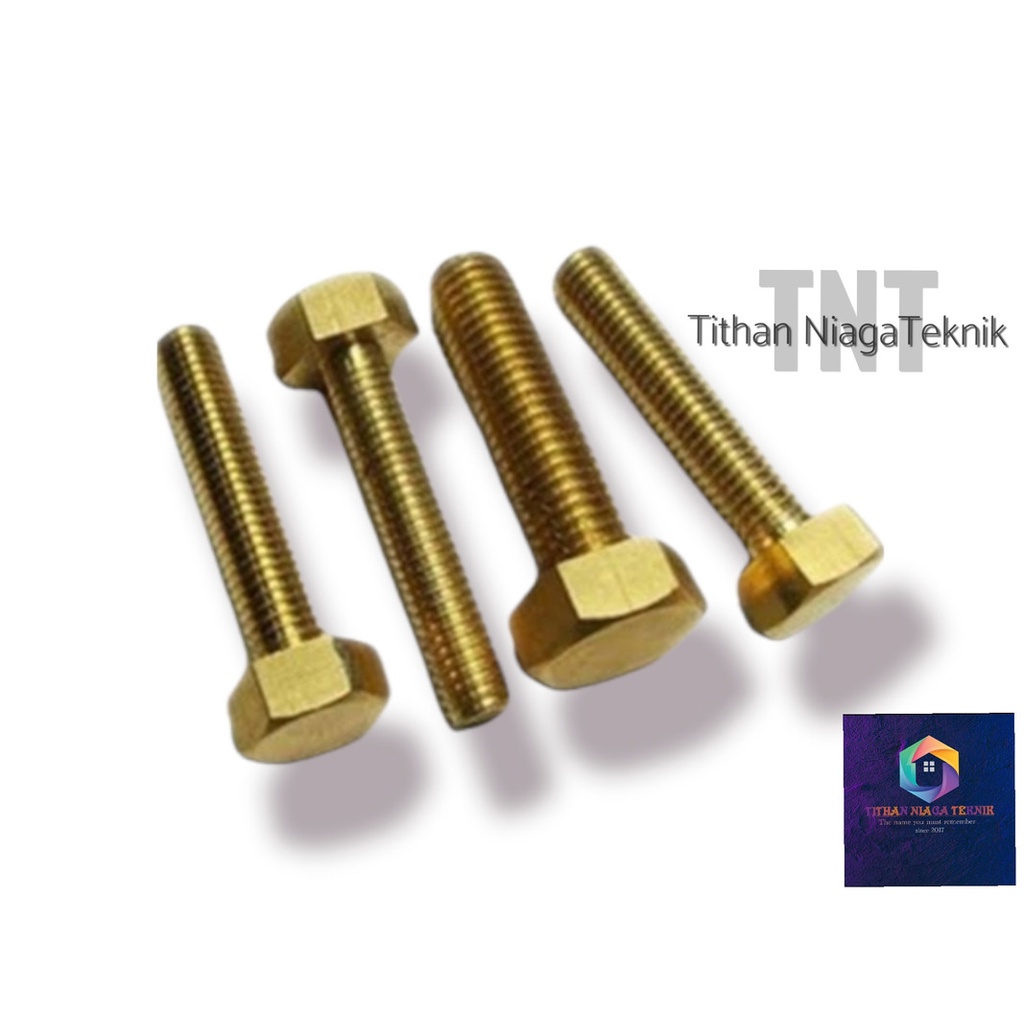 กลอนทองเหลือง M8 x 1.25 x 25 (K13) m8x25