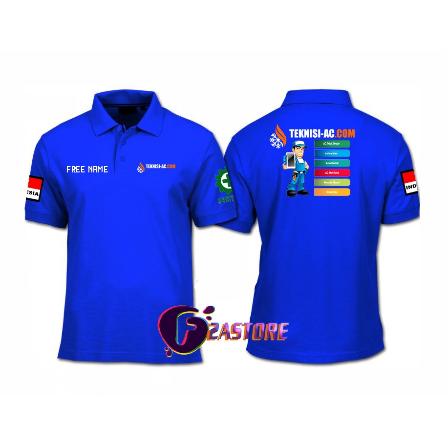 เสื้อยืดคอปกช่าง AC ระดับมืออาชีพ - 02 F2astore