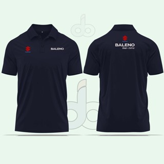 เสื้อโปโลแขนสั้น พิมพ์ลายโลโก้ SUZUKI BALENO