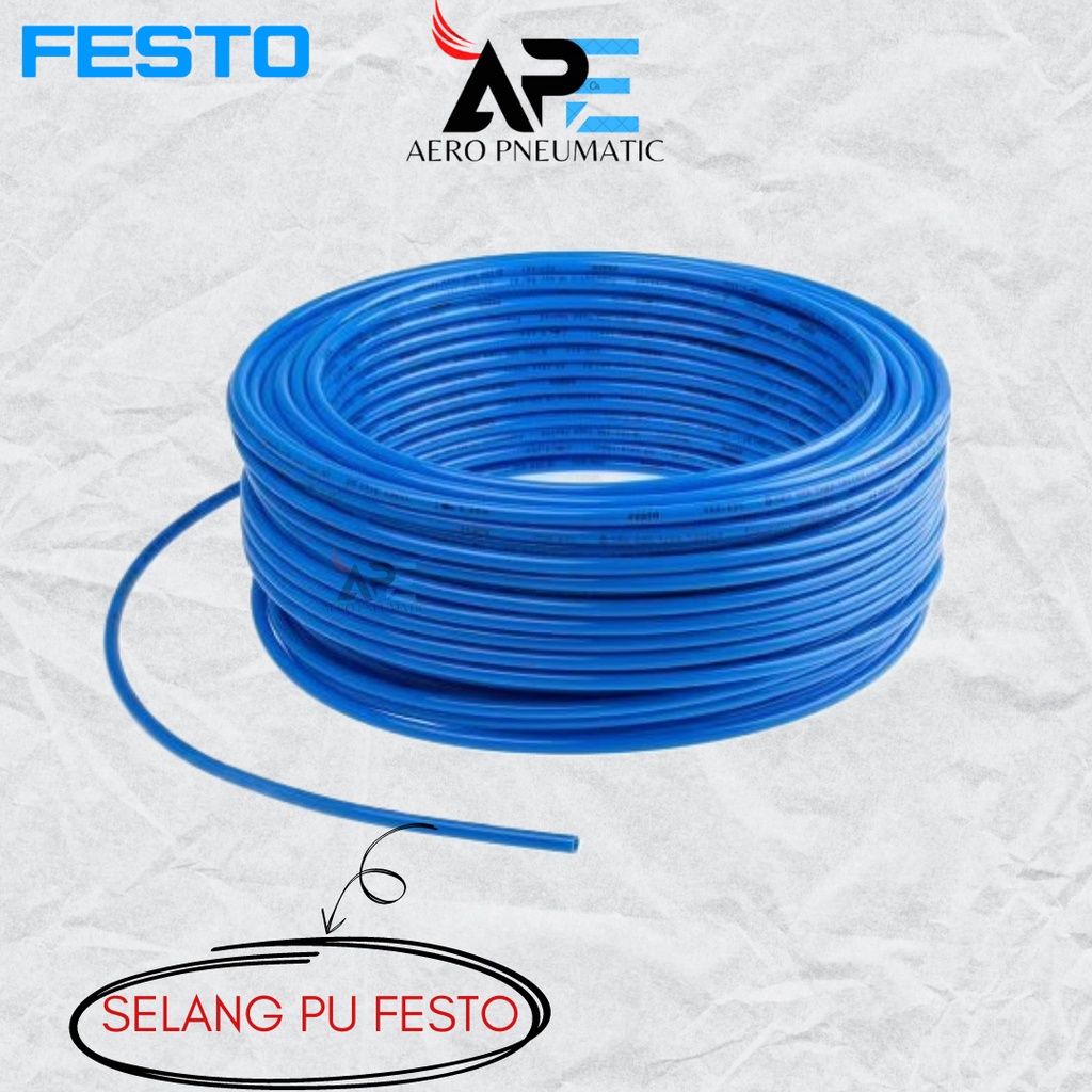 FESTO ท่อ PU 8MM X 1.25MM / FESTOURE POLYTHANE ท่อ PUN-H-8x1.25 สีฟ้าเมตร