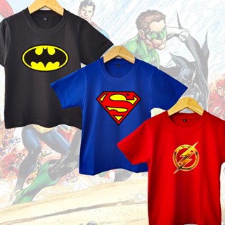 เสื้อยืด ลาย Dcsuperhero สําหรับเด็ก