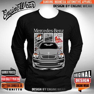 เสื้อยืด พิมพ์ลายรถยนต์ mercedes benz W203 W124 W202 W115 W123 W204 W210 W211 W212 W140