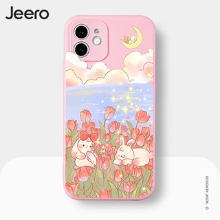 Jeero เคสไอโฟน เคสซิลิโคนนุ่มกันกระแทกการ์ตูนตลก เคสโทรศัพท์ Compatible for iPhone 15 14 13 12 11 Pro Max SE 2020 X XR XS 8 7 6 6S Plus พลัส HFE2031