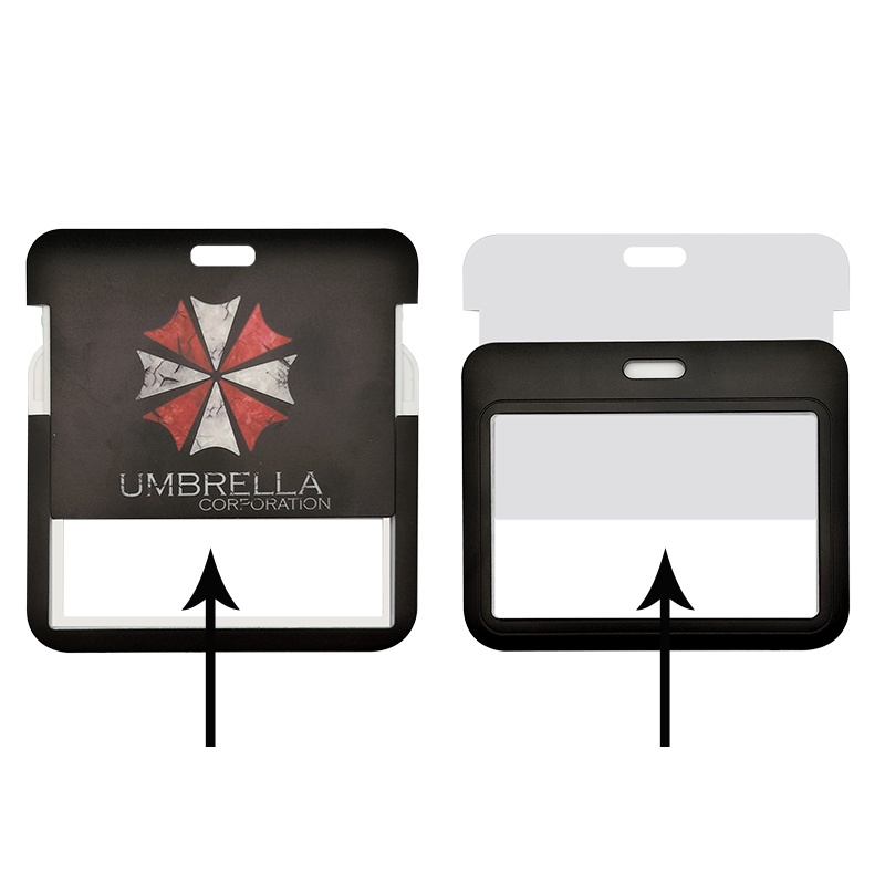 Resident-evil สายคล้องคอ แนวตั้ง แนวนอน ป้องกันบัตรประจําตัว สําหรับห้อยพวงกุญแจ โทรศัพท์ - รูปที่ 6