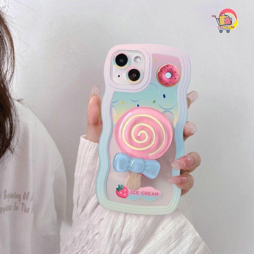 SS275 SOFTCASE ICE CREAM BUTTER พร้อม CANDY poping ซ็อกเก็ตสําหรับ OPPO A74 A95 A8 A31 A83 F1S A59 F