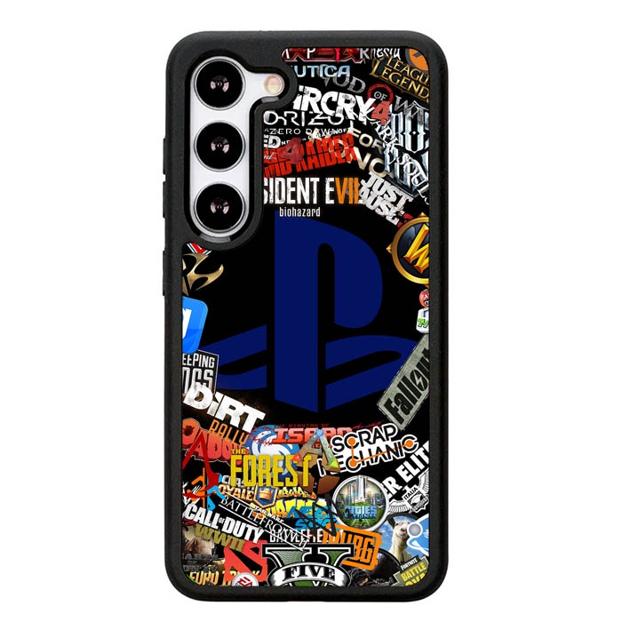 เคส Samsung Galaxy S23 S22 S21 S20 Plus Ultra FE 5G ps4 gamer DF80